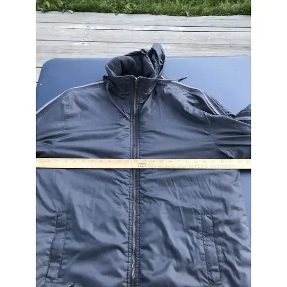 Calvin Klein Mens Full Zip Hooded Jacket Green & Gray Gunmetal Sz large READ - Picture 12 of 12